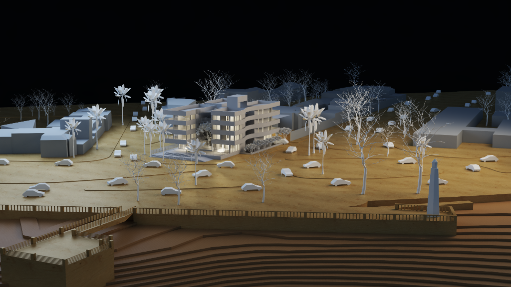 Render arquitectónico de lujo